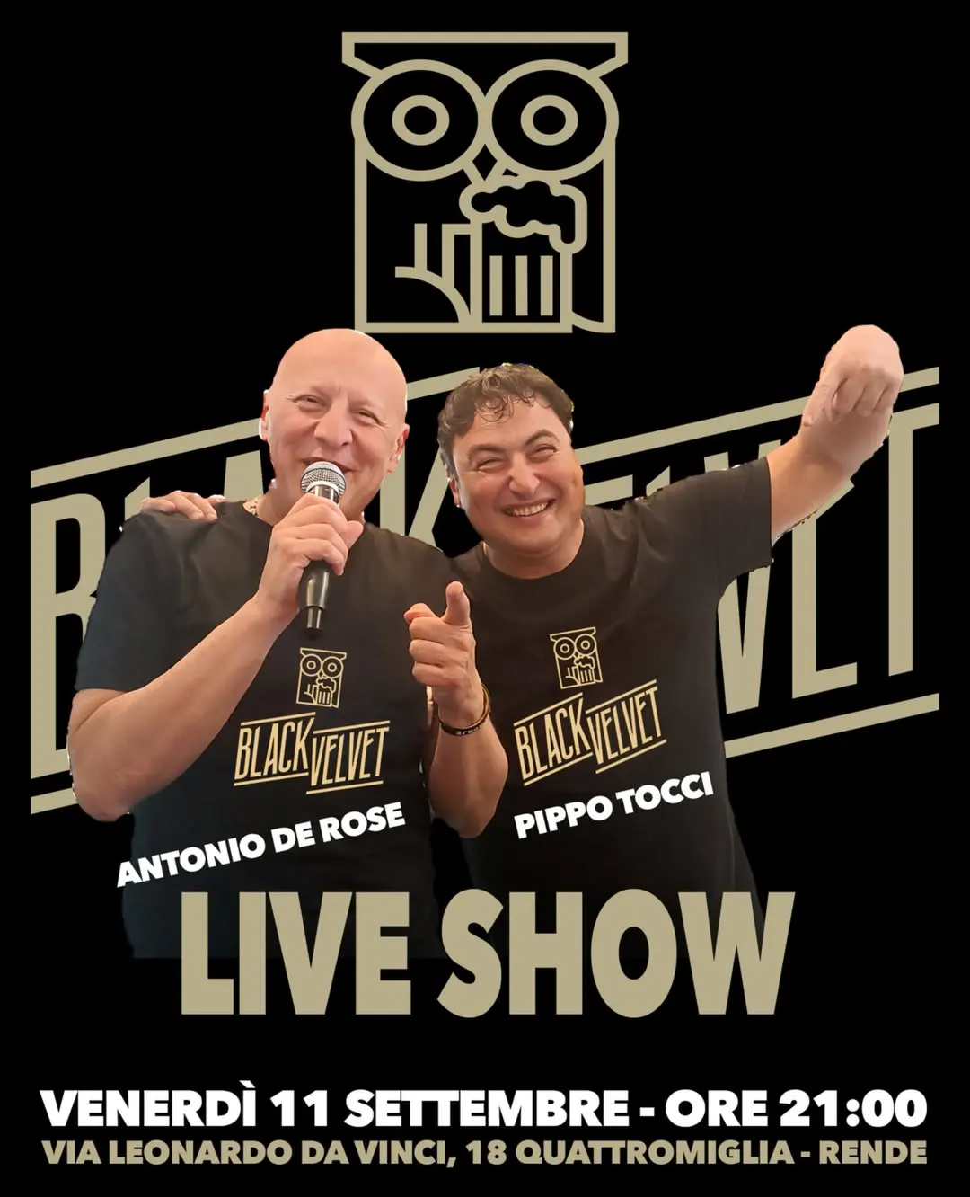Black Velvet Live Show
