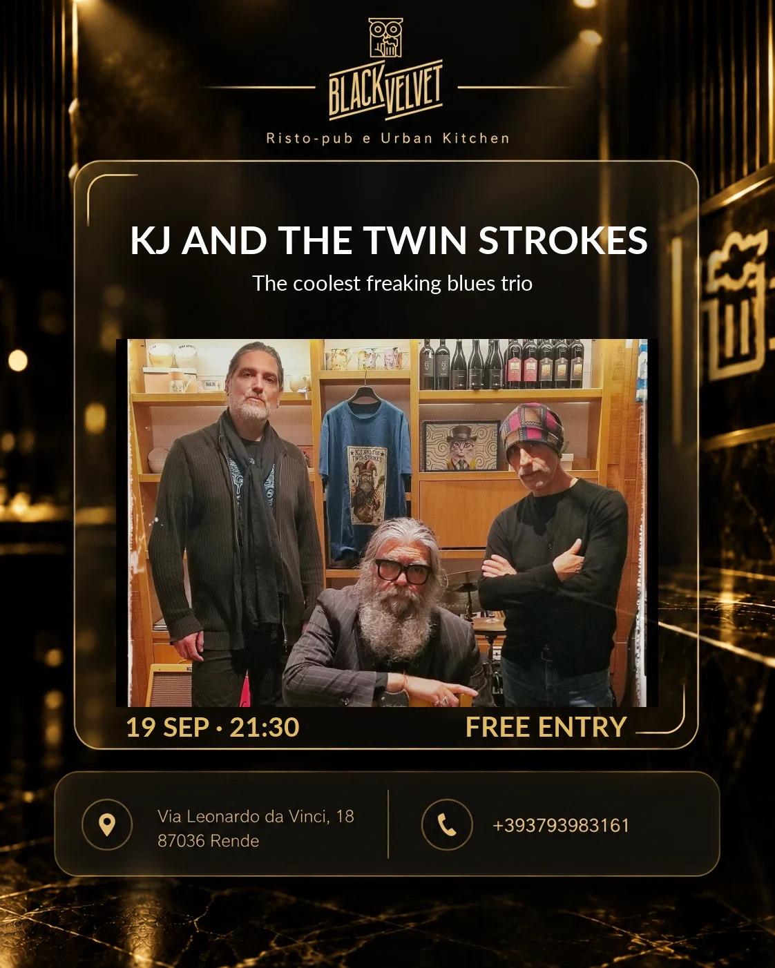Locandina KJ and the Twin Strokes